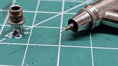 Badger 150 & 200 Airbrushes w/ Heavy Nozzles And 1 Oz Siphon Jar & Extra Lid