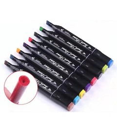 24–80 Color Dual Tip Art Markers Set – Oily Sketch & Manga Pens