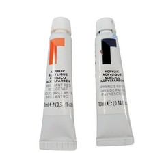 18 Acrylic Paint Tube Set, 10ml Each, Mixed Colors, Some Used Artist, Crafts