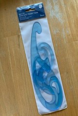 Staedtler Mars 571 FRENCH CURVE Set of 3 – A B & C blue transparent plastic NEW