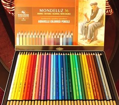 Koh-I-Noor Mondeluz Aquarelle Watercolor Pencils – 36 Set – Water-Soluble