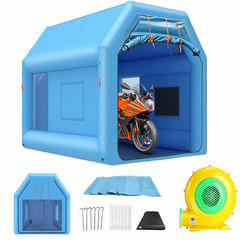 Ziziella 10X8.2X7.2Ft Inflatable Paint Booth Portable Paint Booth Spray Paint