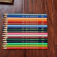 Vintage Berol Prismacolor CANADA 954 Set 36 Colored Art Pencils *Missing 1