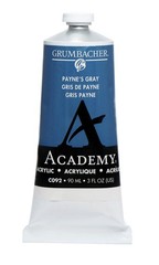 Grumbacher 90-ml Metal Tube Academy Acrylic Paint, Gloss, Payne’s Gray