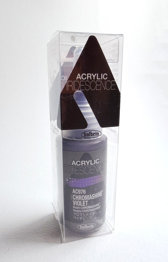 Holbein CHROMASHINE VIOLET Iridescent Acrylic 30ml AMAZING METALLIC PAINT Japan