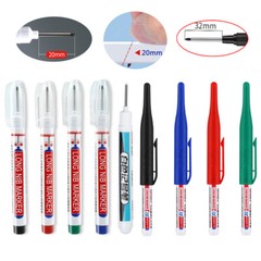 Deep Hole Marker Pen Waterproof Woodworking Tile Metal Long Head Oil Markers Pen