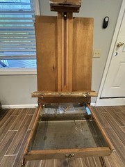 Jullian Vintage Wooden French Sketch Box Portable Easel, Made in France