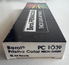 Vintage Berol Prismacolor PC 1039 Neon Green – Box of 12 – Unused