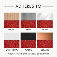 Rust-Oleum 268045 Specialty Glitter Spray Paint, 10.25 Ounce (Pack of 1), Red