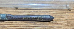 Vintage MACK Sword Striper Paint Touch-up Brush Size 00 Pointed Handle Tip 4-3/8