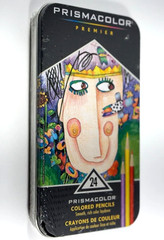 PRISMACOLOR PREMIER COLORED PENCILS – TIN OF 24 – NEW – SEALED – FAST SHIPPING