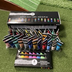 Lot Of 55 Masters Touch Fine Arts Acrylic Paint Tubes 22ml 0.7 Fl Oz