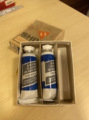 Shiva Color Block Printing Inks Vivid Blue Hue 14 3 Tubes NIB READ