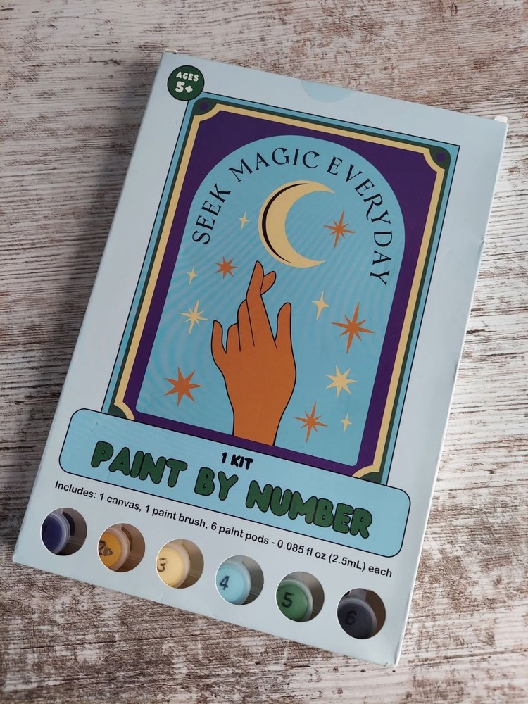 Paint by Numbers Kit “ Seek Magic Everyday” for Beginner Ages 5+ NEW IN BOX