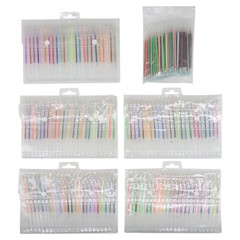 240 Pcs Glitter Gel Pens 120 Colors Glitter Colored Gel Pen Set with 120 Refills