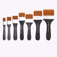 7pcs Kit 2-8cm Nylon Hair Craft Art Oil Acrylic Water Powder Painting Brushes
