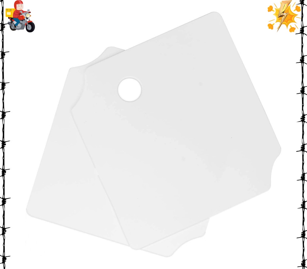 12″ X 12″ Autobody Filler Plastic Mixing Board/Palete (Pack of 2) – Also Useful