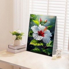 Paint by Numbers Kit for Adults Flowers Paint by Numbers with Frame DIY Floral P