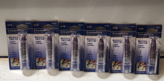 Lot of 6 Vintage Plaid CreamStix Oil-based Wax Stencil Crayon ENGLISH LAVENDER