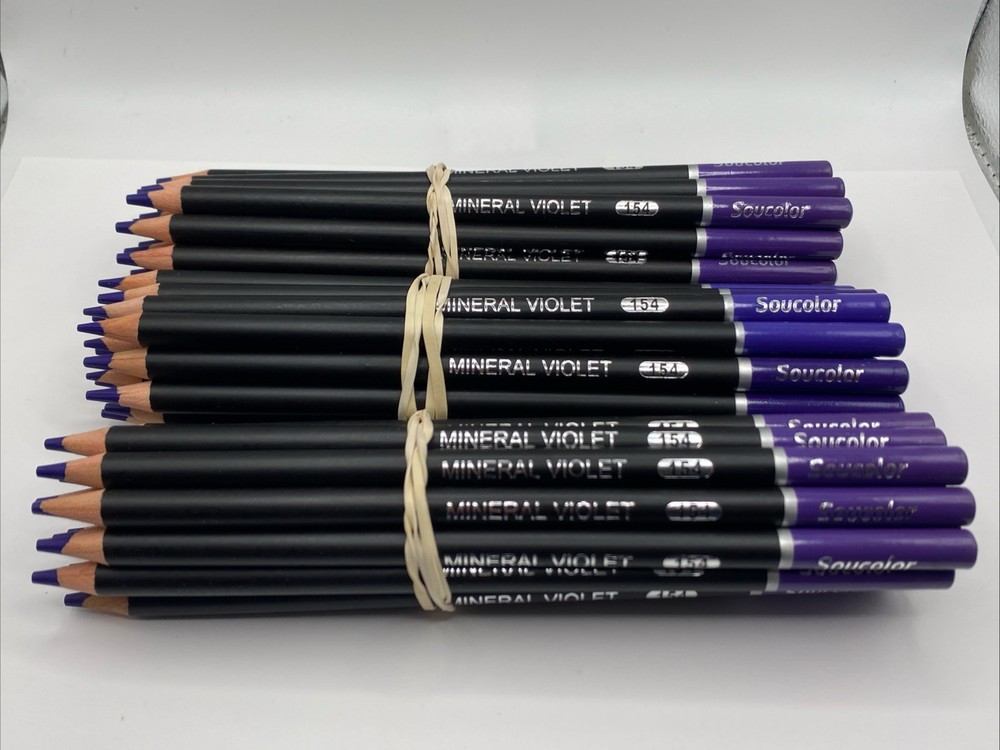 (60) MINERAL VIOLET 154 – Soucolor Colored Pencils – 4.0 mm Soft Core