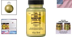 Brilliant Green Gold Paint – Treasure Metallic
