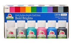 Essentials Acrylic Paint Set, 12, 24 Fl Oz (Pack of 1)