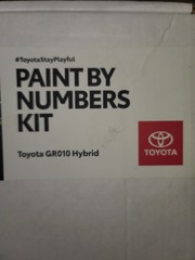 Toyota paint by numbers kit Toyota GR010 Hybrid