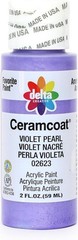 Delta Ceramcoat Matte Acrylic Paint ~ Violet Pearl 2 fl oz ~ 02623