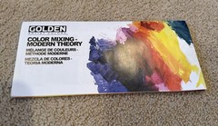 Golden Acrylic Heavy Body Paint, Mixed Sample 1 oz Set Of 8 Lot