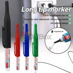 Multi-purpose Deep Hole Marking Pens Long Head Markers Mark Tool Carpenter Pen