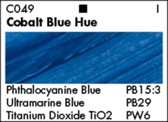 Acrylic Paint Gloss 200ml/6.8 oz Plastic Tube Cobalt Blue Hue C049P200