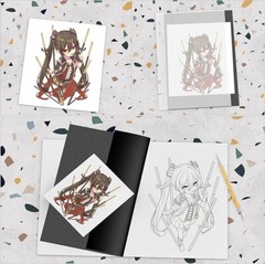 200 Sheets Carbon Paper Black Graphite Paper Transfer Tracing Paper and 5 Pieces