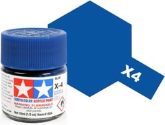 Tamiya #81504 X-4 Blue Mini 1/3 ounce Free Shipping