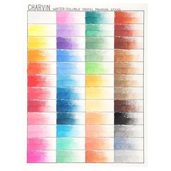 Artist Colored Chalk Pastels (Set of 48) – Water Soluble, Assorted Pastel Col…