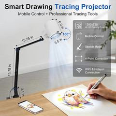 Art Projector for Tracing Drawing, Native 720P HD Smart Drawing Projector with M
