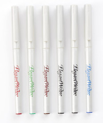 2882 Elegant Writer 6 Medium Calligraphy Markers Set, Assorted Colors