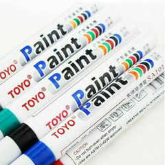 Waterproof 6 PACK Paint Marker Pen Car Tyre Tire Tread Rubber Metal pen TOYO