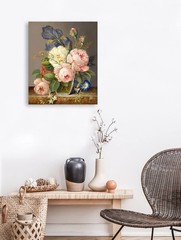 Artmaple Paint by Number for 17.7 x 3.5 inches, A Bunch of Flowers 16×20