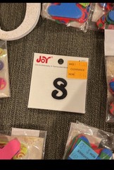 Lots of arts and crafts letters