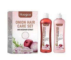 Onion And Rosemary Shampoo Set Nourishes And Restores Dry Hair