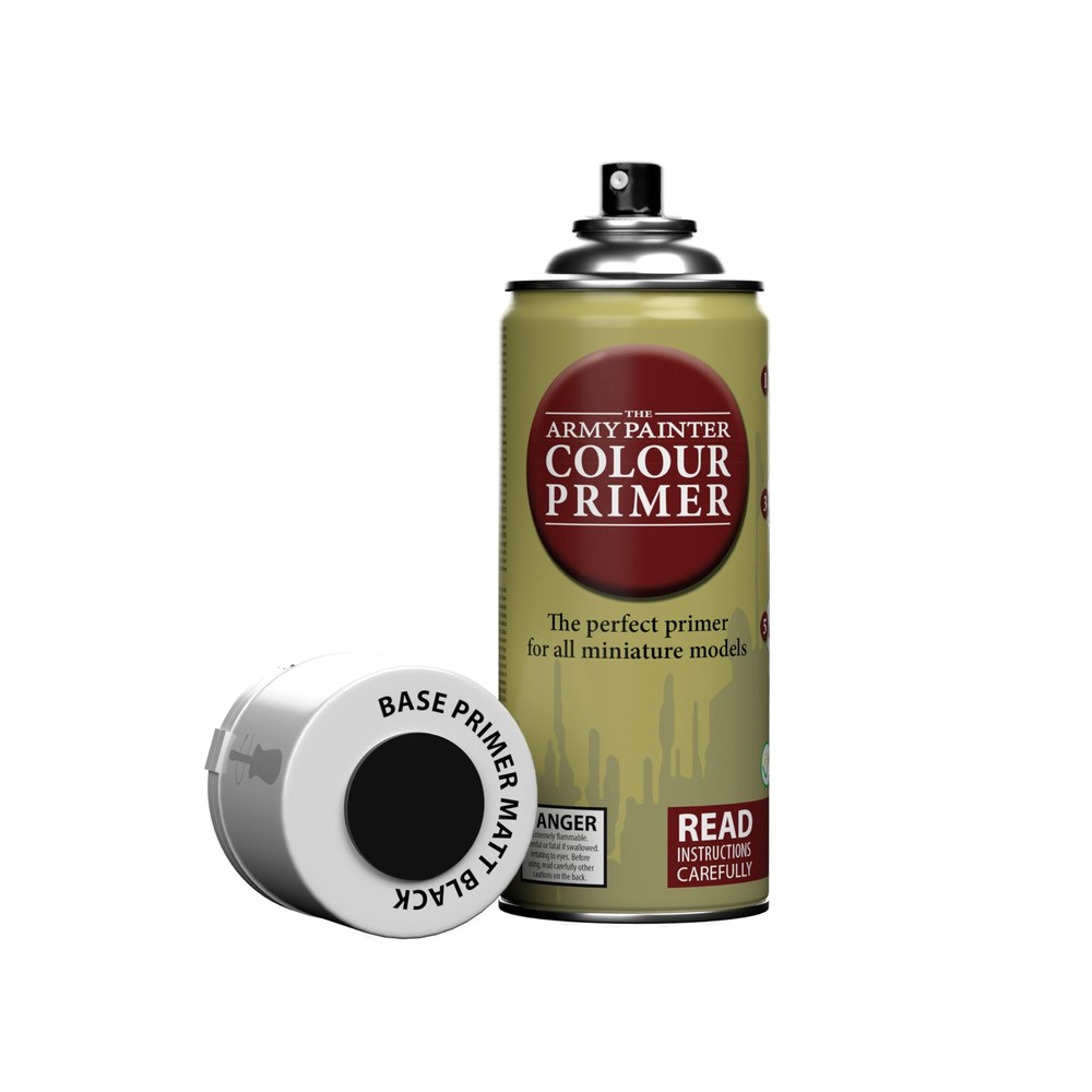 The Army Painter Base Primer Matt Black 13.5oz, Acrylic, Fast Drying