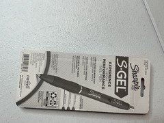 Retractable S-Gel Pens 0.7mm Medium Point – Pearl White, Black Ink, 4 Count