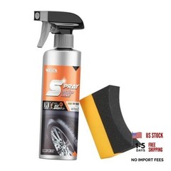 Tire Shine Spray Kit – Restore Deep Black Shine, Non-Greasy Finish, Prevents