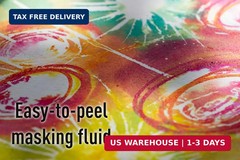 Pebeo Easy Peel Liquid Latex Masking Fluid – Drawing Gum – Dries Quickly – For I