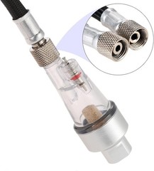 ABESTAIR Airbrush In-Line Moisture Trap Mini Air Filter Water Oil Separator Wit