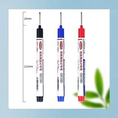 Long Head Deep Hole Marker Pens, 8PCS Long Nib Marker 20mm Quick Dry Waterproof