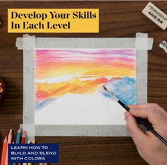 Prismacolor Technique LEVEL 2 Color & Style 27 PC SET +ONLINE LESSONS Nature New