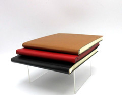 Graphic Image 6×6″ Sketchbook Leather Red Soft Cover Ivory Archival Paper