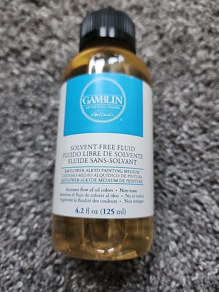 Gamblin Solvent Free Fluid Painting Medium, 4.2oz