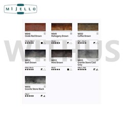Mijello Mission Tourmaline Two Tone Granulation Watercolor Set of 34 MGC-8034